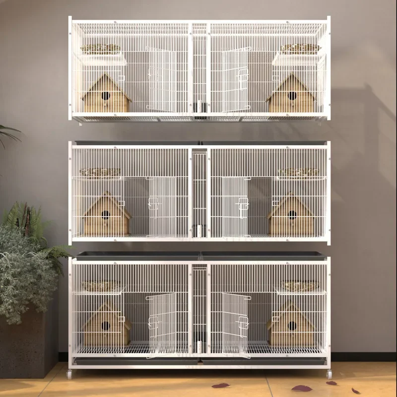 Pigeon cage Breeding bird Household breeding Foldable carrier pigeon with partition Pigeon nest Chicken cage Duck
