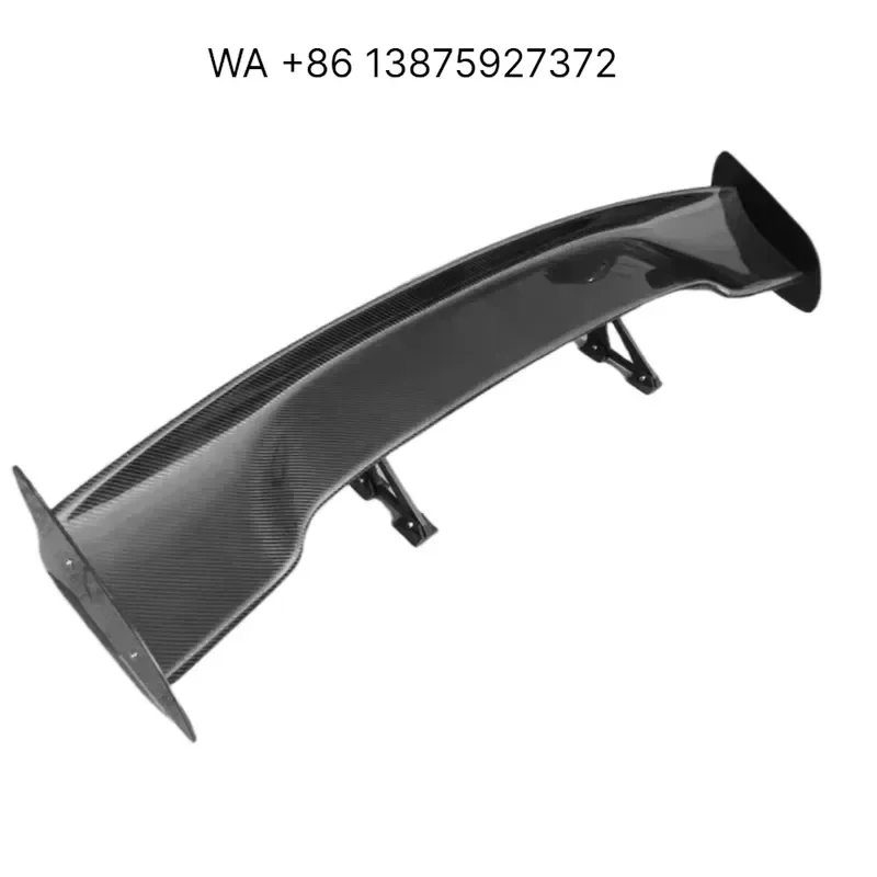 Wmwmnu New GT Style Rear Wing Spoiler Tailfin Upgrade for Most Three Box Cars and Other Vehicles