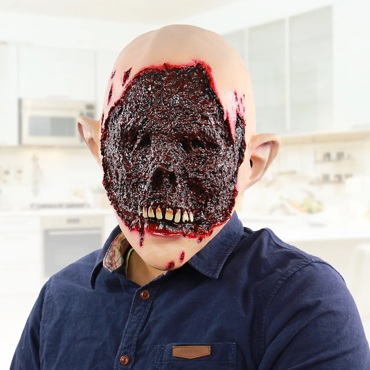 Halloween Cosplay Creepy Terrifying Face Zombie scary halloween masks horror scary masks horror zombie