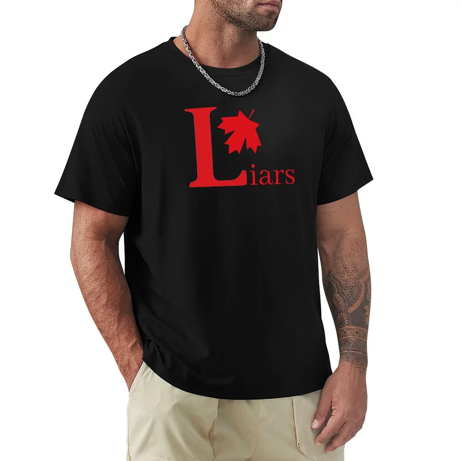 Liberal Liars Canada T-Shirt Urban Casual Loose Fit Tee