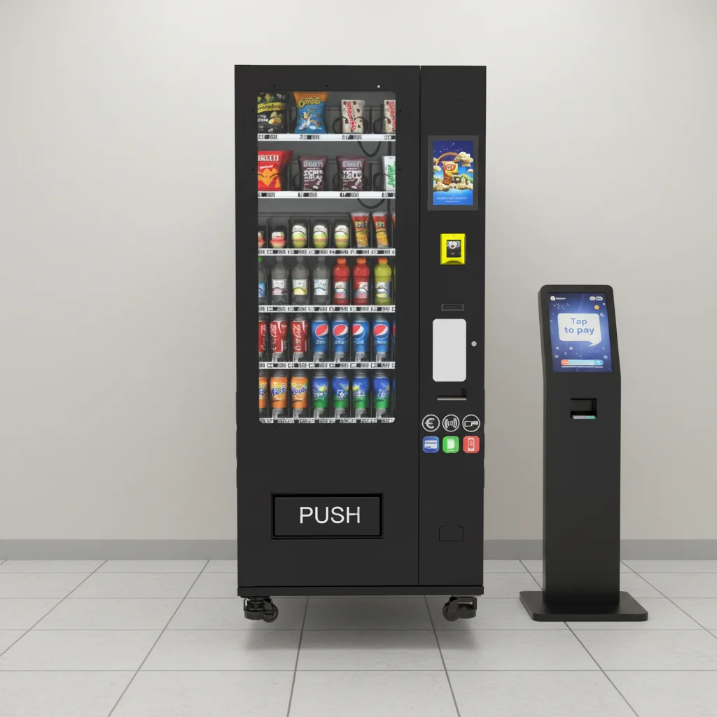 FOODLINE Multi Payment Combo Vending Machine Cool Store Deliver All In One Overheat Protection Retail Cabinet