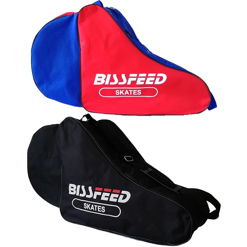حقيبة أحذية التزلج على الجليد المحمولة ذات السرعة الدوارة لغرفة واحدة ووسادة كتف من النايلون أكسفورد حقيبة كتف مفردة للأطفال البالغين #1