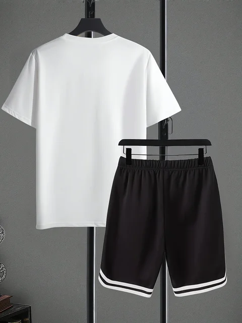 The best-selling youth set for Summer 2025 featuring letter prints is a vibrant and fashionable streetwear 4