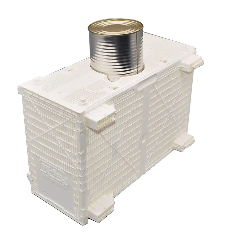 حزمة حافلة النحل البلاستيكية حزمة نحل العسل قفص قفص نقل النحل التهوية لتخزين ملكة البريد معدات تربية النحل #5