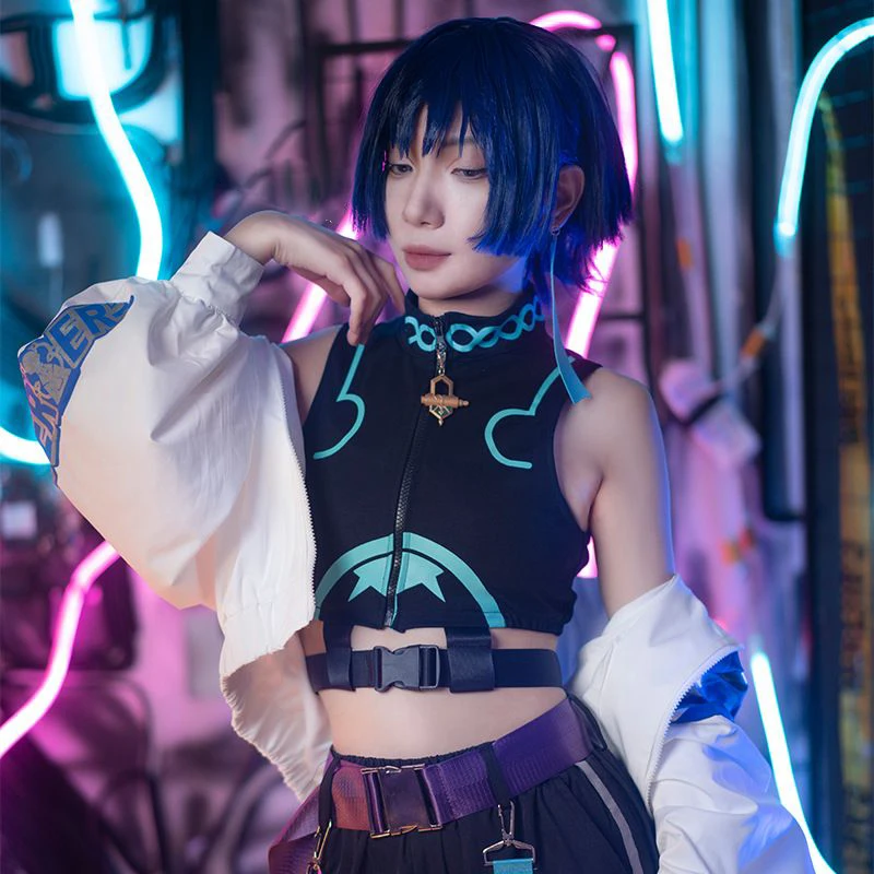 

Wanderer Scaramouche Cosplay Game Genshin Impact Wanderer Costume Uniforms Halloween Clothing Role Play Costume