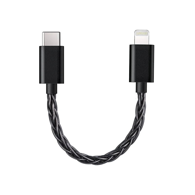 FiiO LT-LT2 Lightning to Type-C Data Cable to Connect iOS Devices with USB-C DAC/AMP 10cm