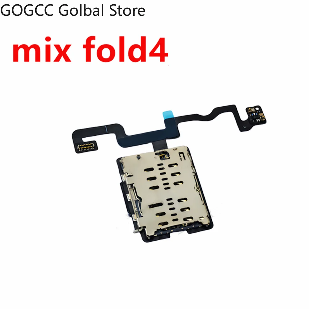 Repair For Xiaomi Mix Fold 4 3 2 SIM Card Reader Slot Socket Board Holder Tray Flex Cable Replacement Parts