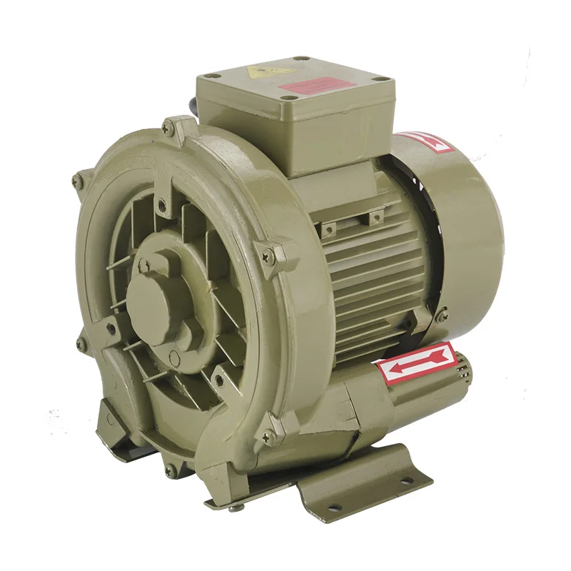 90W High Pressure Electric AC Miniature Side Channel Ring Blower for Shrimp Fish Pond Aquaculture Equipment
