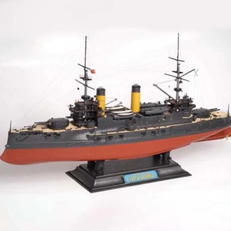 1/350 Oborodino Battleship Model Kit DIY Hand-assembled Ship Model Navy Warship Model Gift Collection Ornaments