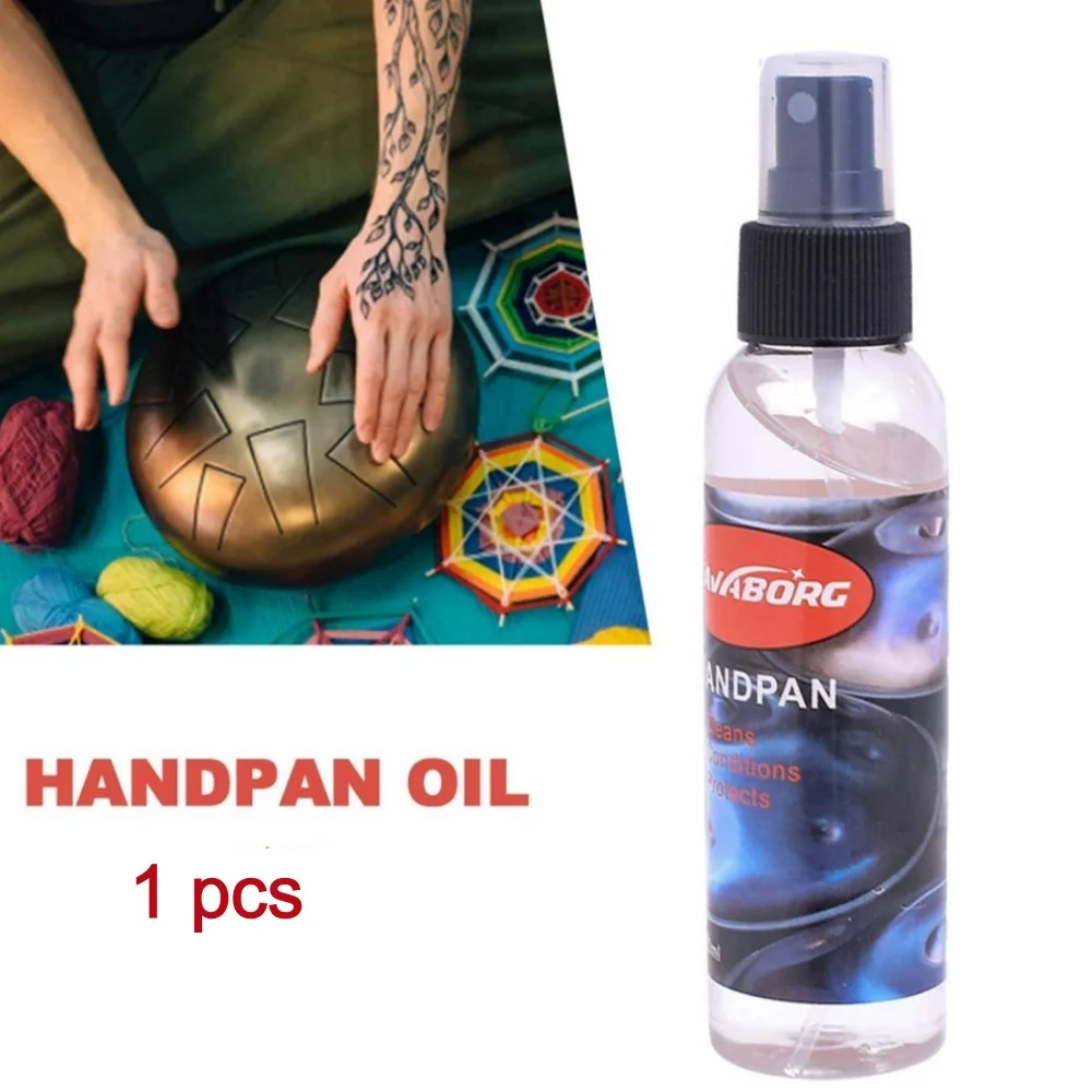 

1 шт. Средство для ухода за хэндпаном 120 мл, масло для хэндпанов, эссенция для чистки и ухода за стальными и металлическими барабанами, для защиты от сухости и ржавчины