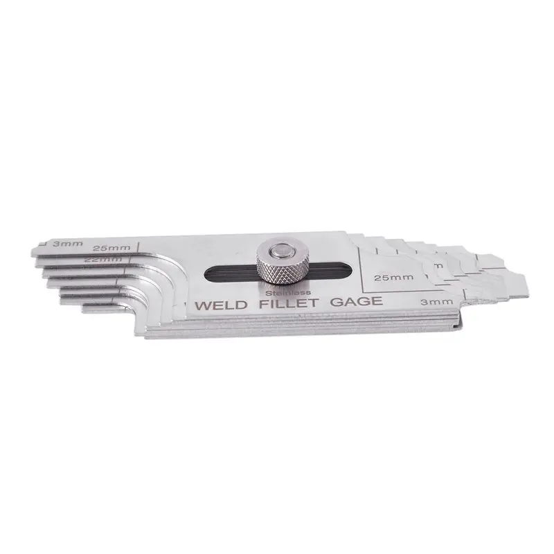 HOT 3X Welding Fillet Gauge Inspection Welding Gauge (Metric Standard), Convex Weld Tester Convex Weld Inspection Ruler~Jul.
