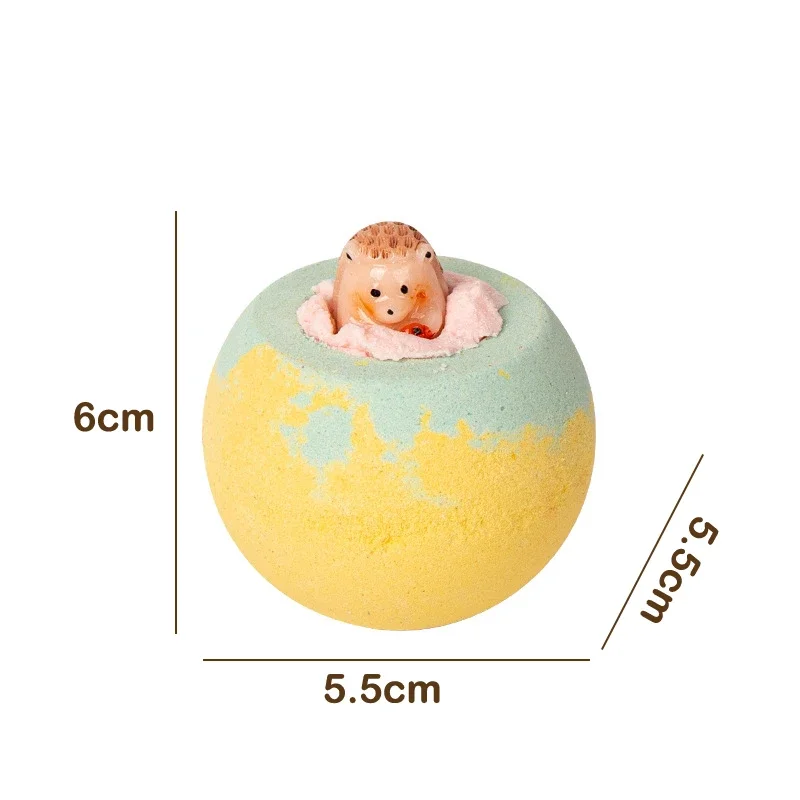 Sdotter New Inside Surprise Bubble Bath Fizzies Vegan Essential Oil Spa 1pcs Bath Bombs For Kids With Toys