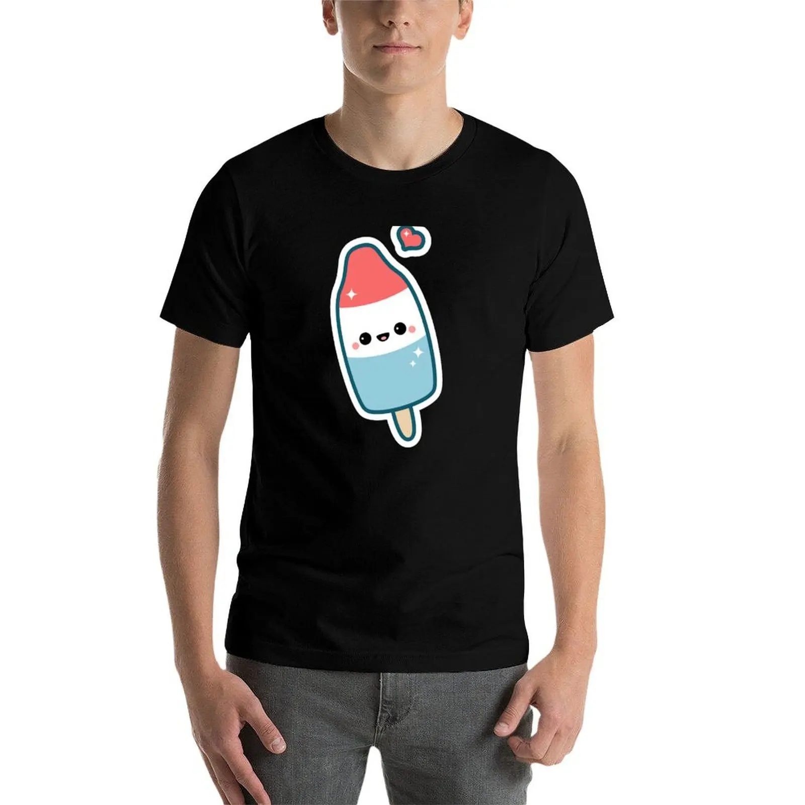 تي شيرت قطني غير رسمي تي شيرت Kawaii للقمصان مصمم تي شيرت رجالي عالي المصاصة جودة الرجل