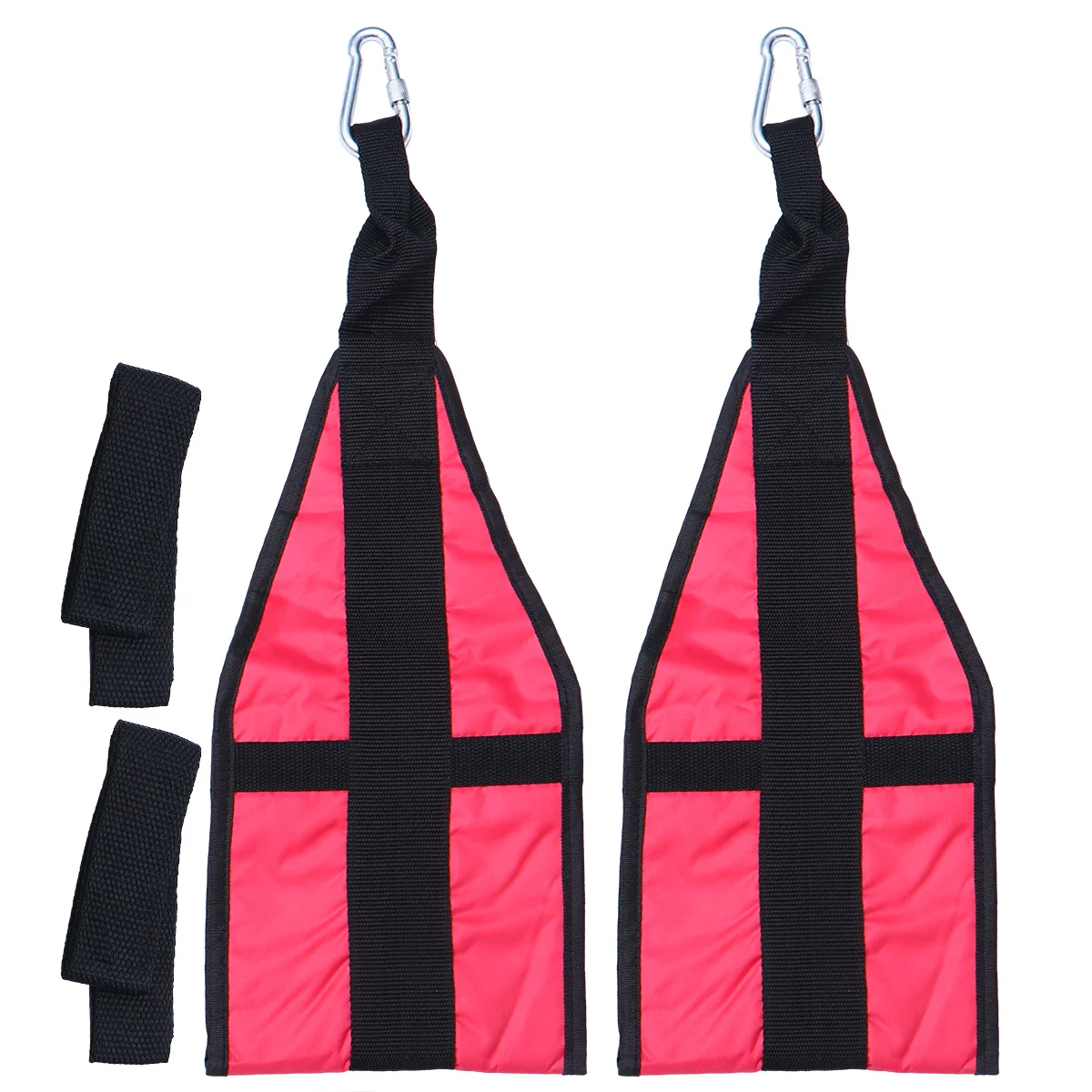 1set Ab Straps Hanging For Abdominal Exercise Belt High-Strength Nylon Durable Support Pull-Up Bar Multi-Gym Home Workout