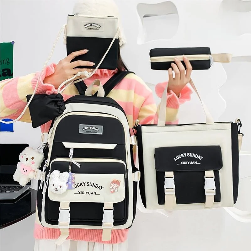 ensemble-de-sacs-d'ecole-grande-capacite-pour-lyceennes-sac-a-dos-double-epaule-style-decontracte-pour-filles-tendance-et-simple