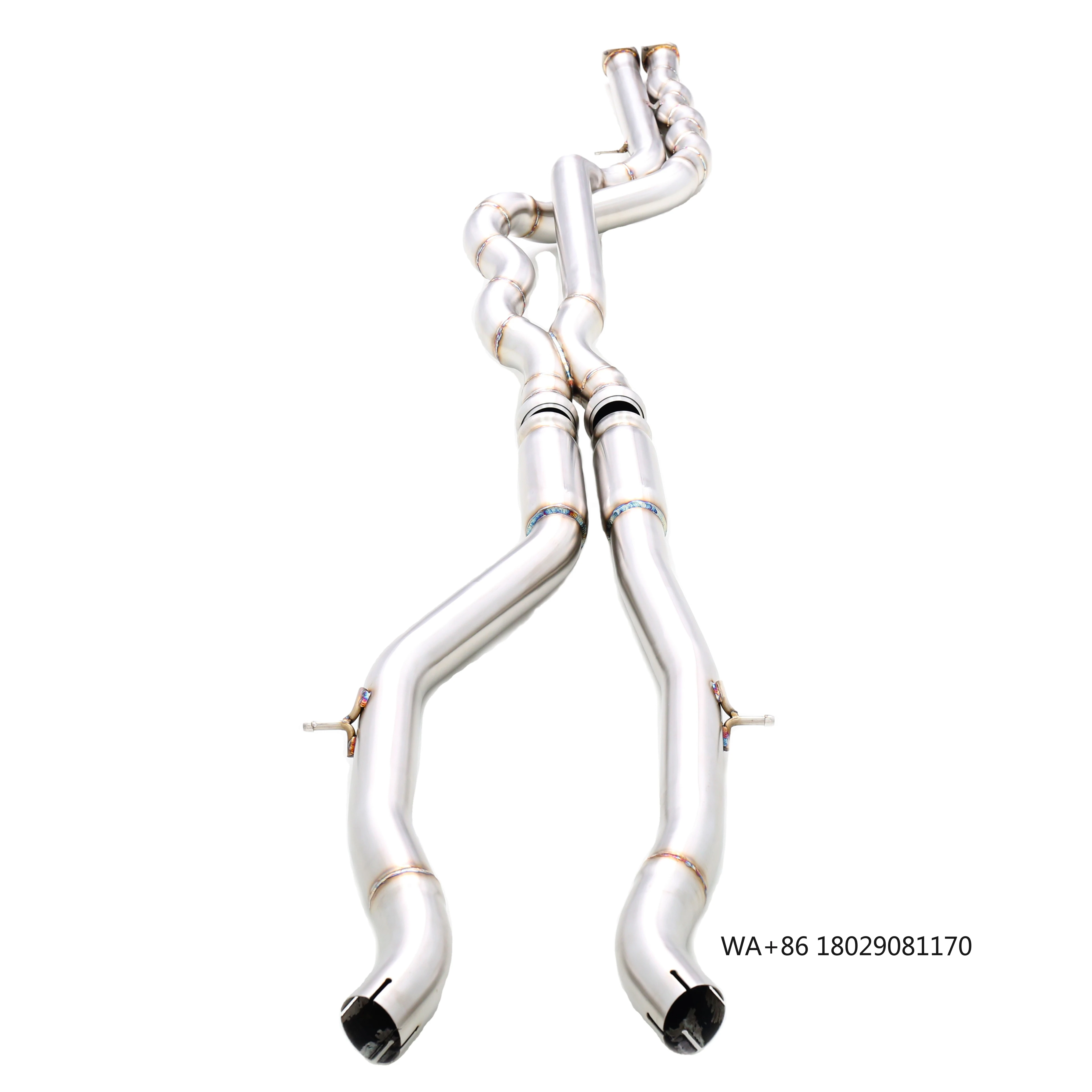 

High Performance Electronic Muffler System for F80 M3/F80 M4 3.0T S55 Equal Length Middle Pipe Exhaust Pipes
