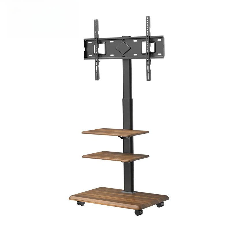 TV Stand 35-75 Inch Wooden TV Stand Floor Standing LCD TV Rack Removable Floor Standing Rack