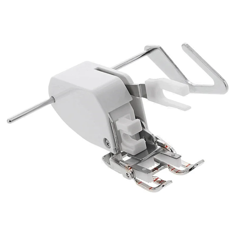 ABUD-เท้าเปิดนิ้วเท้าพร้อมไกด์ปรับได้เหมาะกับจักรเย็บผ้า Low Shank - Brother, Janome, Singer และอื่นๆ