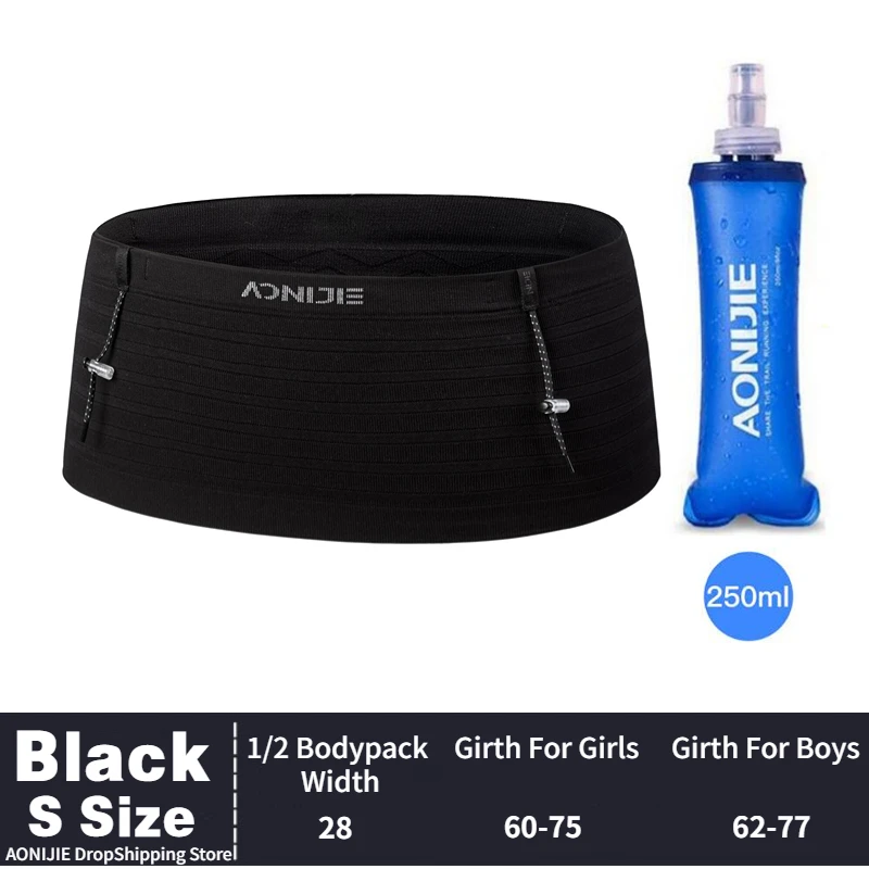 AONIJIE W8116 Neueste Gewebte Elastische Sport Taille Pack Laufende Rennen Nummer Gürtel Für Triathlon Marathon Radfahren Bergsteigen