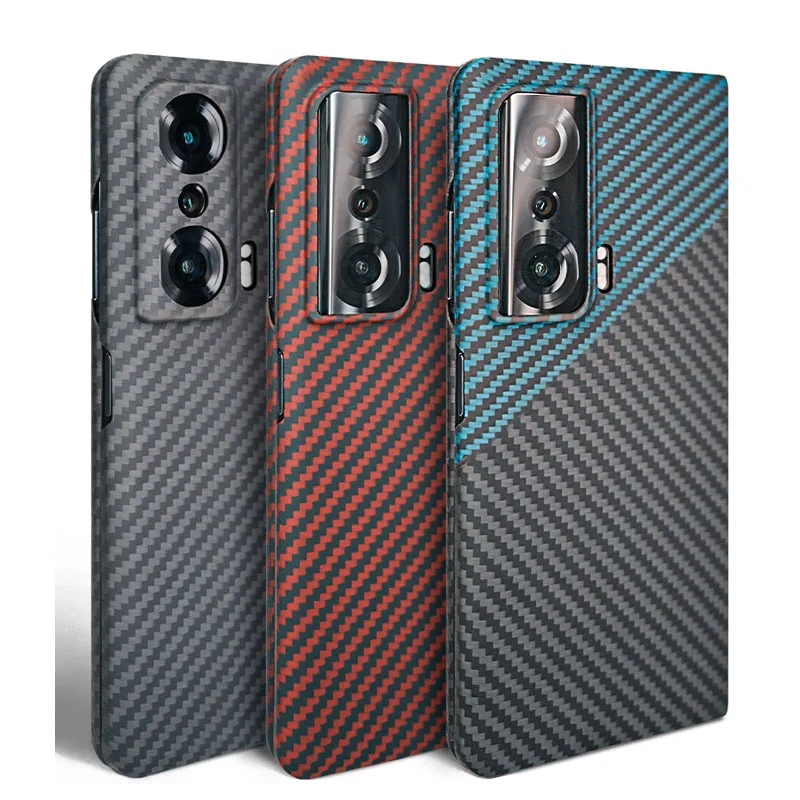 

Чехол для Huawei Honor Magic VS из настоящего углеродного волокна, Арамид, взрывозащищенный чехол со складками для телефона, защитный чехол