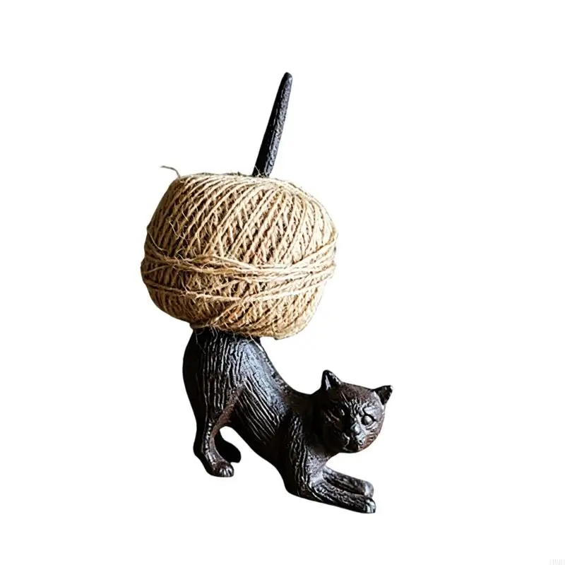 Fascinating Cast Iron Rope Spool Retro With Bird Pattern Unique Animal Shelf For Home Decors JOMD