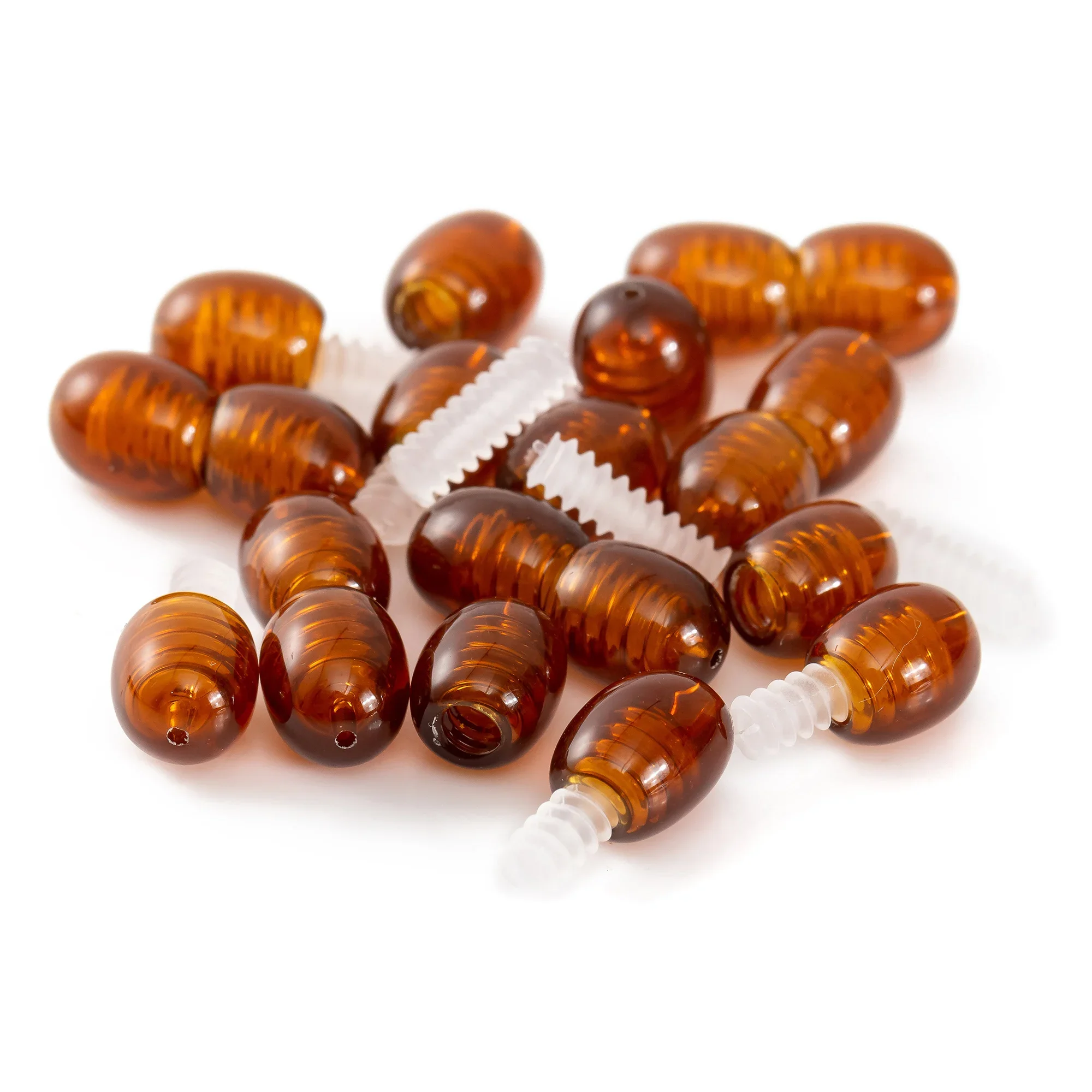 

Plastic Screw Clasps for Jewelry Making(5 pcs) - Safety Beads Connector Clasp