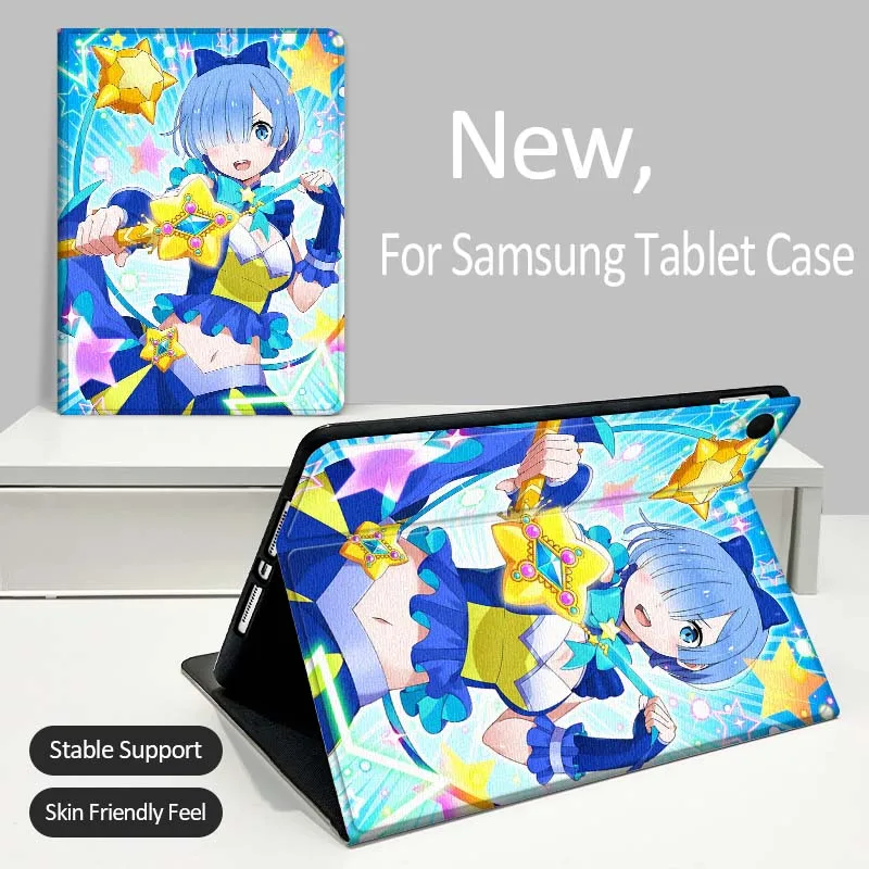 

R-Re Z-ZEROS Girl For Samsung Galaxy Tab A A7 A8 A9 A11 S6 S11 Lite Plus 10.1 10.4 10.5 Inch 2022 2025 Tablet Case