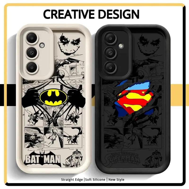 B-Bat-man Spider Phone Case for Samsung Galaxy A51 A30 A04e A20 A21s A04 A20s A05s A71 A03 A10s A50 A31 A04s Soft Cover