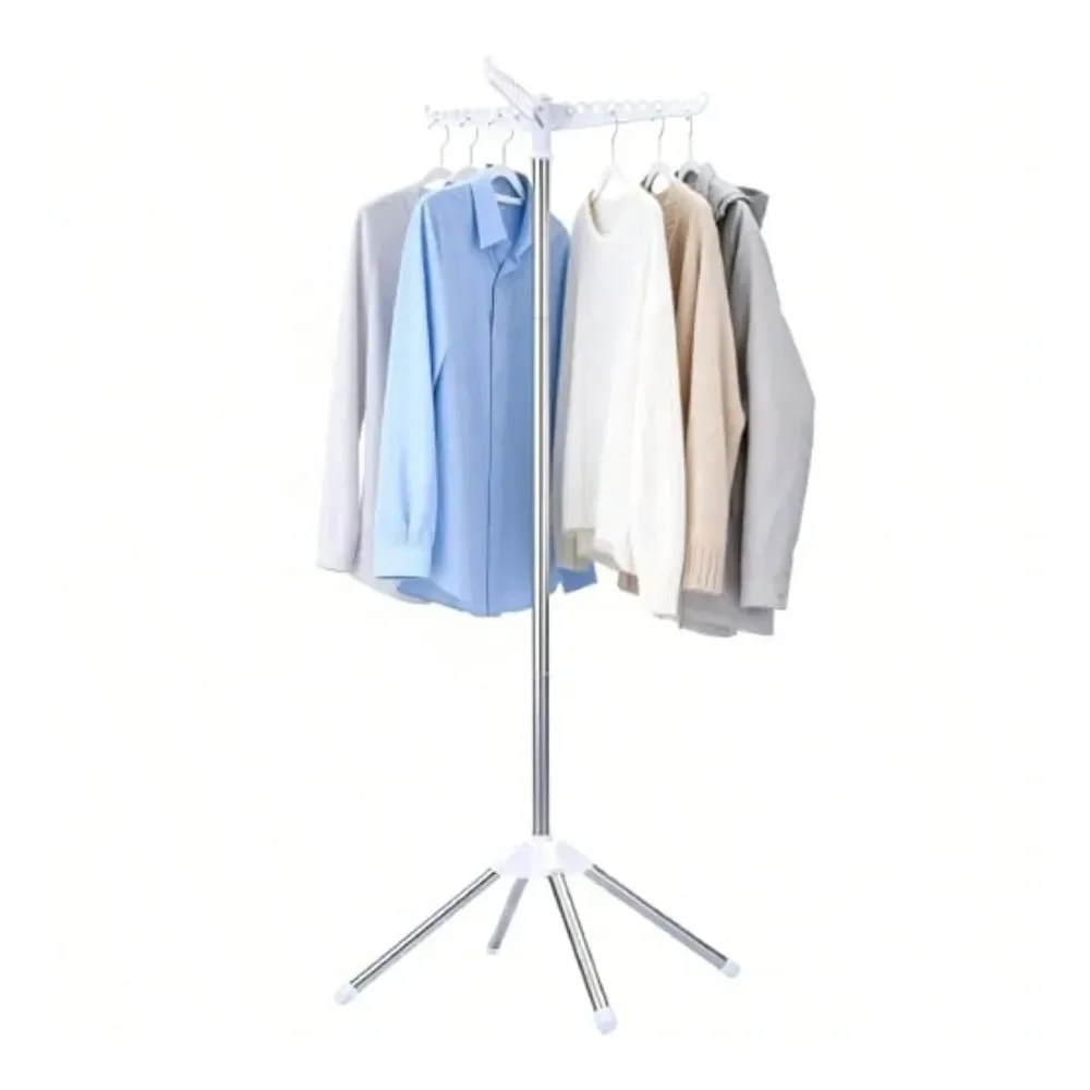 

Drying Rack Foldable Laundry Drying Rack Indoor 59Inch Drying Rack Clothing With 3 Rotatable Arms Stainless Steel Holds 27 Piec