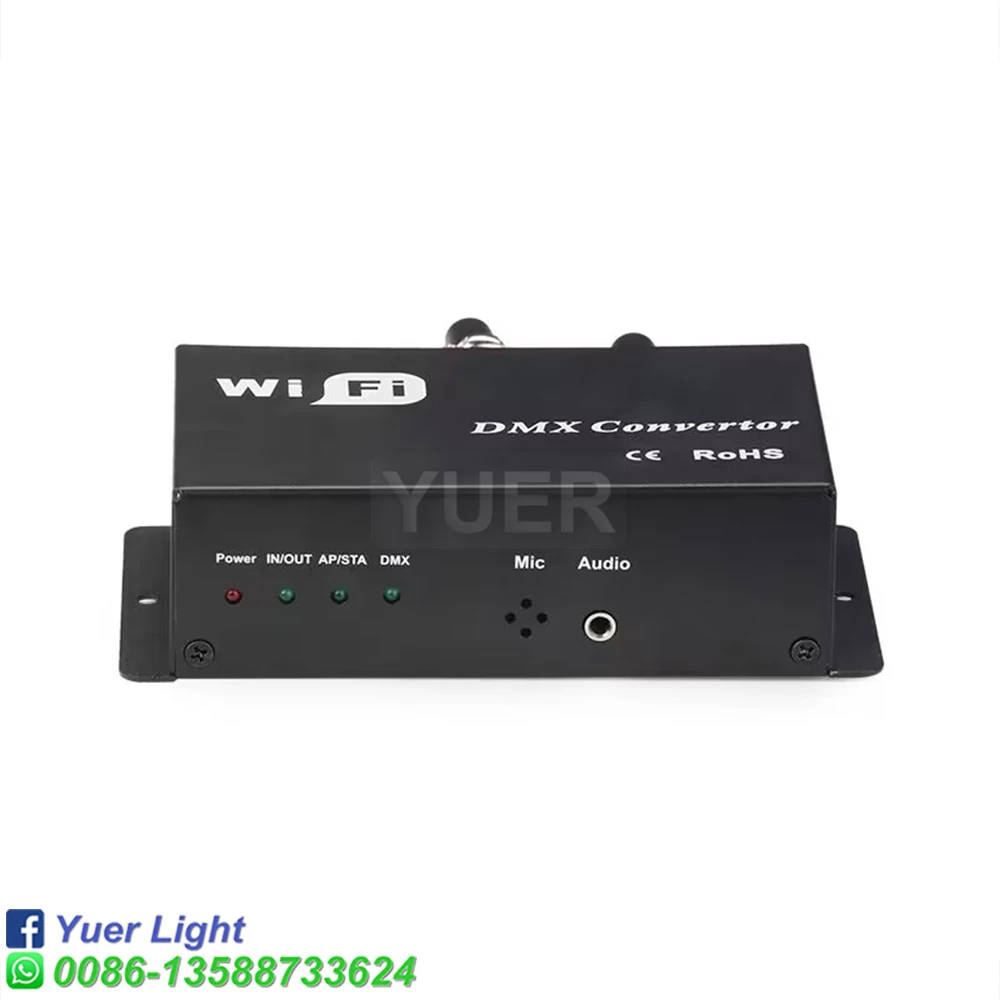 New WiFi DMX Controller Controlled by Android or IOS System Wifi Multi Point Controller WF310 DMX 512 Signal DJ Equipment