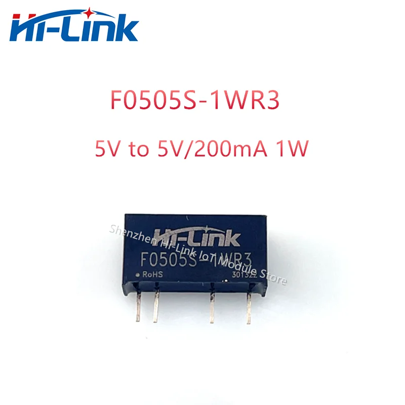 Hi-Link DC-DC F0505S-1WR3 1W 5V Output 20pcs/Lot  Tiny Power Consumption Long Life Design Supply  Module Household Intellligent