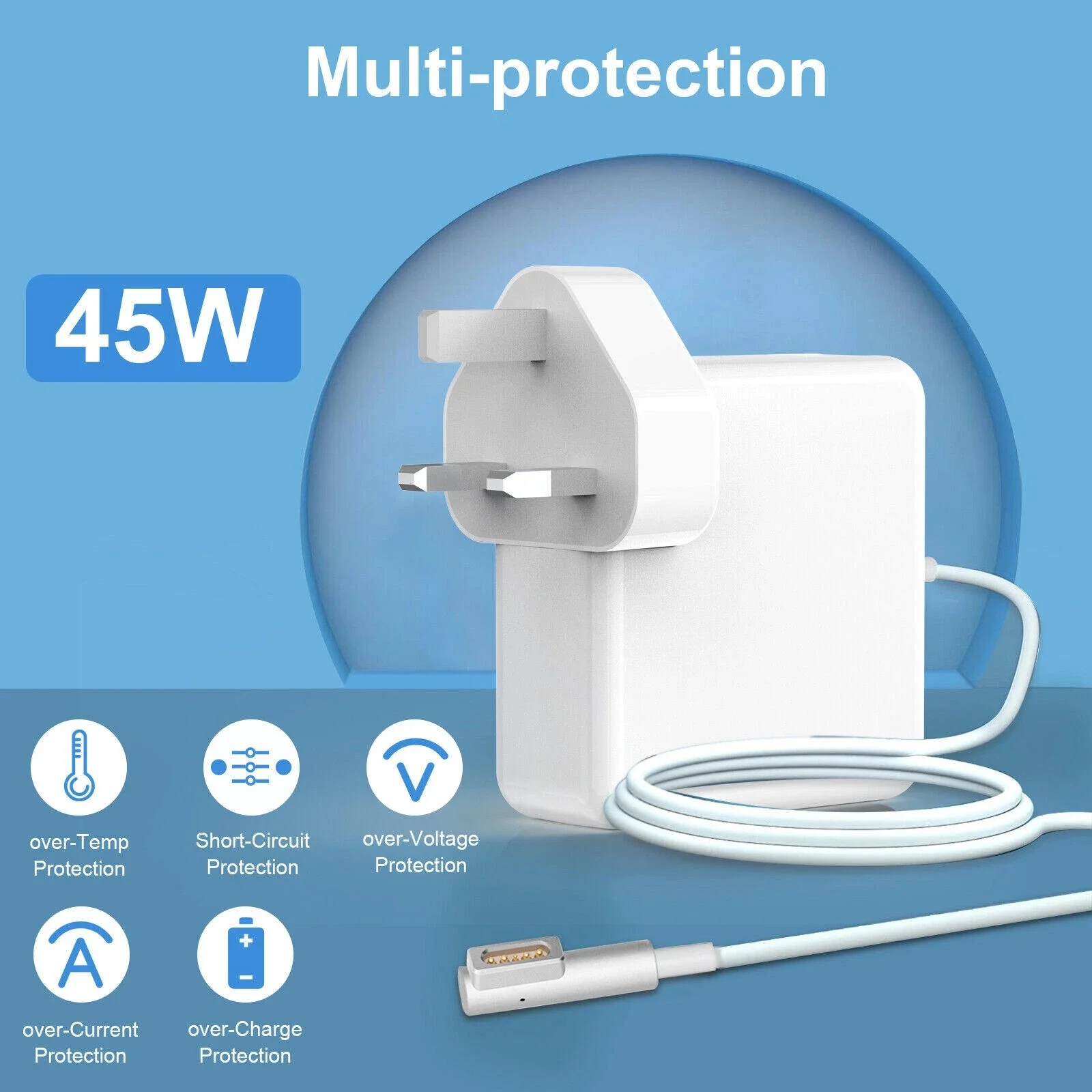 Für MacBook Air 11 Zoll 2008 bis 2011 45 W L-TIP Netzteil Ladegerät A1369 A1370