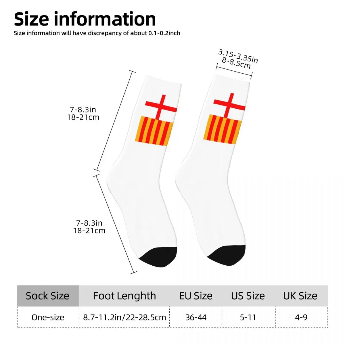 Barcelona Flag Bath Mat Men Women Socks Outdoor Novelty Spring Summer Autumn Winter Stockings