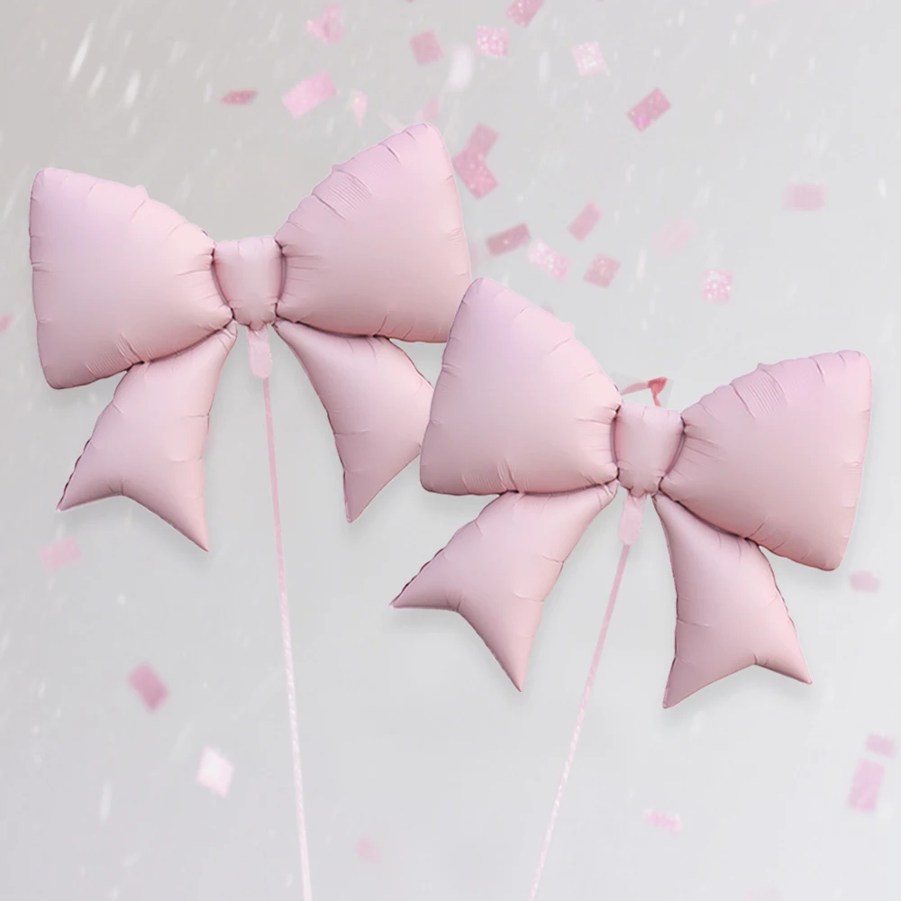 2 stücke Schmetterling Knoten Aluminium Folie Ballon Set Einzel Party Hochzeit Jahrestag Dusche Geburtstag Party Dekoration Ballon – Detail 2