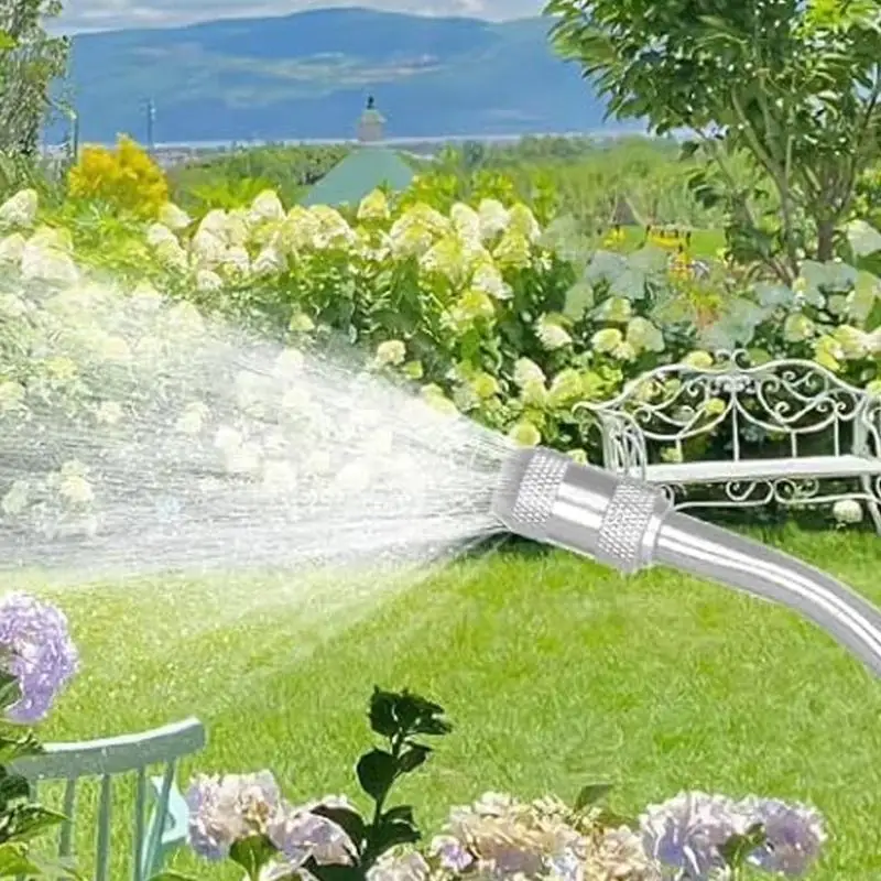   Adjustable Long Reach Stainless Steel Watering Wand For Roof Car And Garden Cleaning