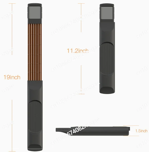 SCT-80 Pocket Guitar Chord Producer Portable Guitar Neck Guitar Finger Practice Supports One Piece Hair Replacement