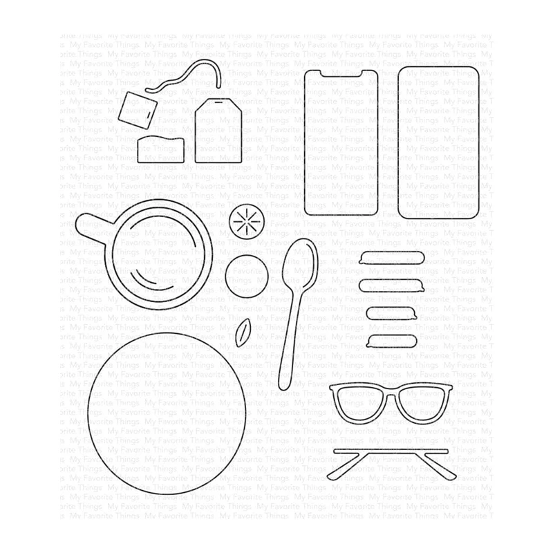 Creature Comforts Metal Cutting Dies Scrapbooking for Paper Making Embossing Frames Card Set