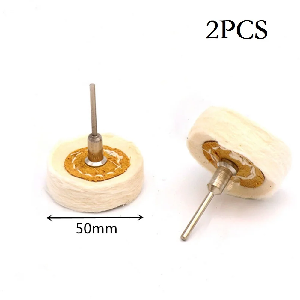 Imagem -04 - Broca de Polimento para Moedor Elétrico Ferramenta Rotativa Polegadas 50 mm Pano lã Estilo t para Limpeza de Joias Grinder