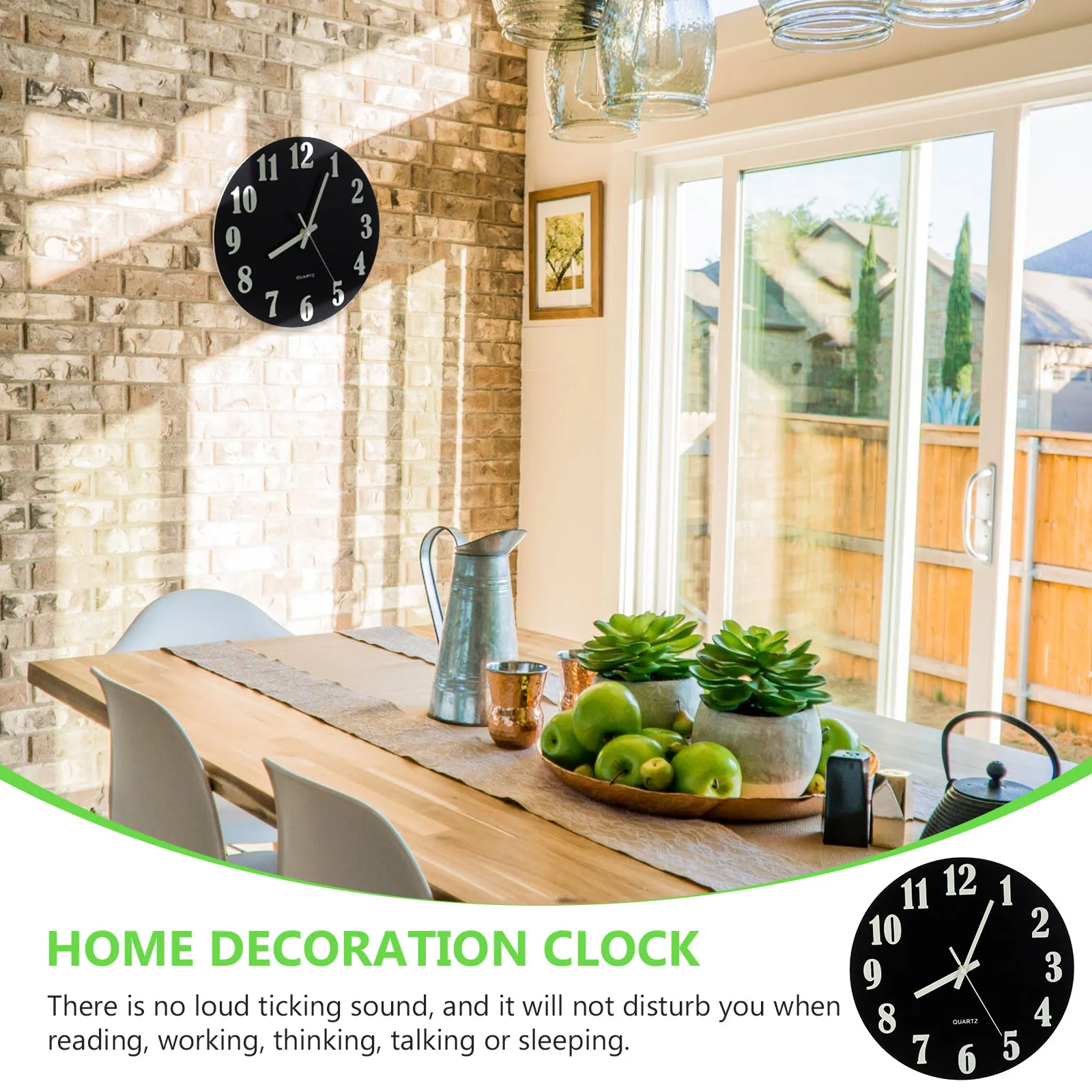 

Luminous Wooden Creative Silent Round Quartz No Ticking Night Light Decorative For Home Bedroom Living Room Bar Hotel Cat Shape