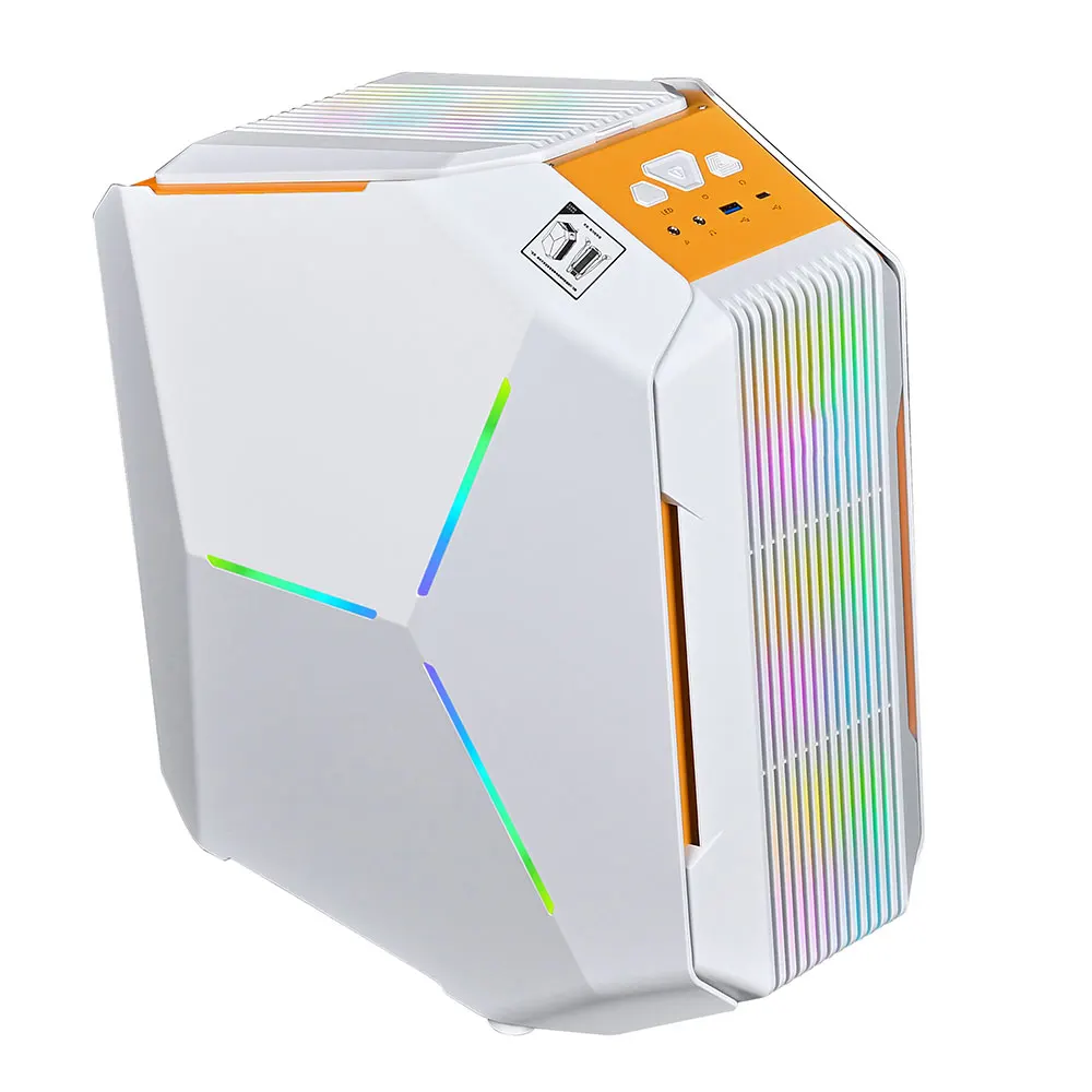 

Lovingcool Factory Wholesale CPU Cooler Case USB 3.0 Type C MATX ITX RGB Fan Mid Tower Desktop Gaming Computer PC Case