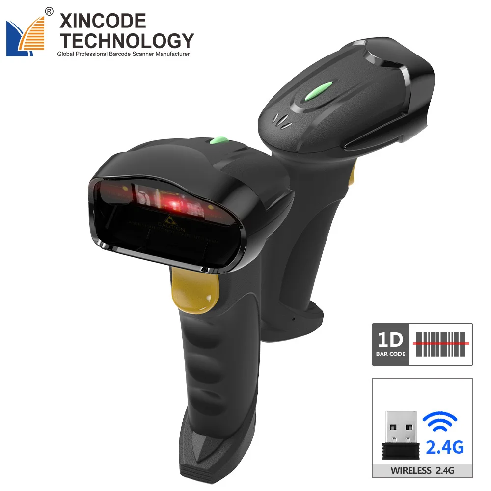 GTCODESTAR Handheld USB Barcode Reader 1D bar Code Scanners Laser Wired Barcode Scanner for Warehouse Barcode Scanning Gun