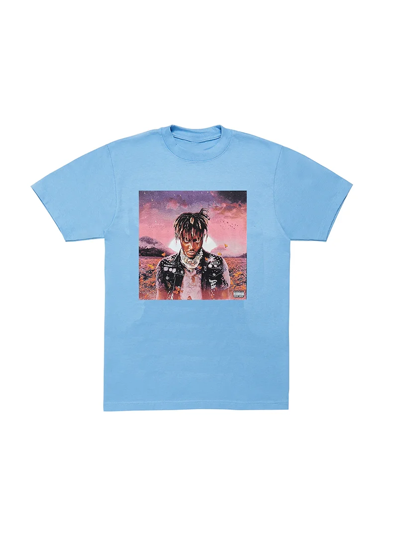 

New 2025 Loose Fit Digital Print ort T-irt High Street Rap Sle Casual Cotton Top for Men And Women