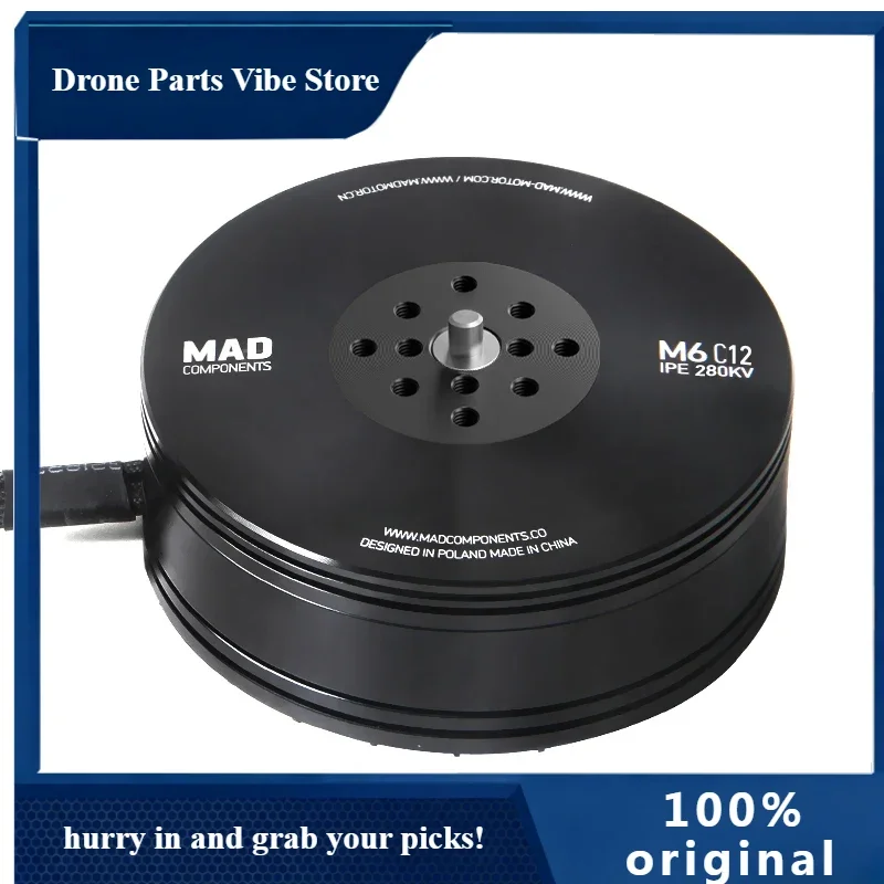 

APMotor Sin Escobillas M6C12 IPE 150KV 170KV 280KV 400KV Para Video U-AV De Largo Alcance RC, Fotografia Aerea De Mapeo