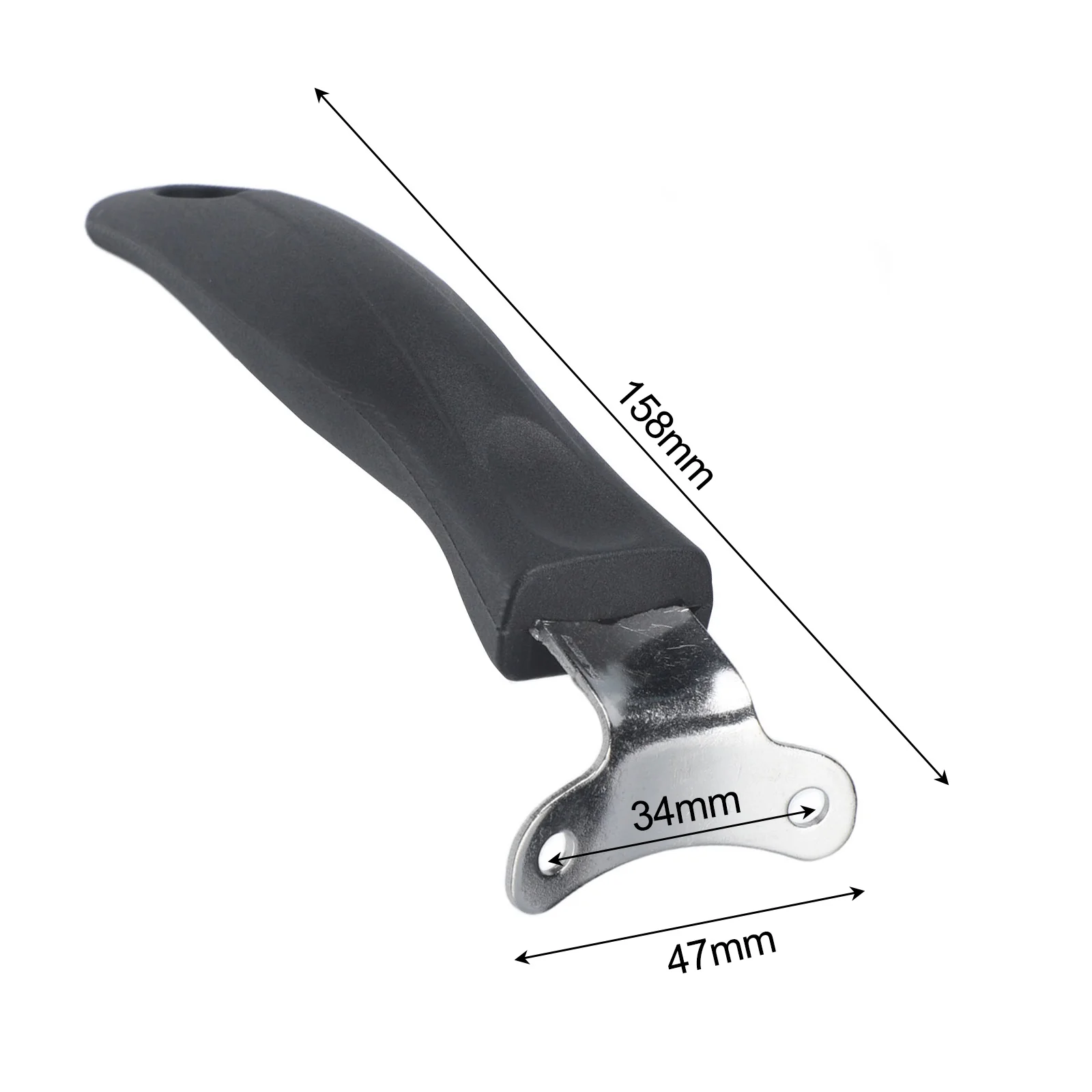Ergonomic Cookware Handle Kitchen Organization Black Cookware Handle Quick Attach detach Replacement Part Bakelite