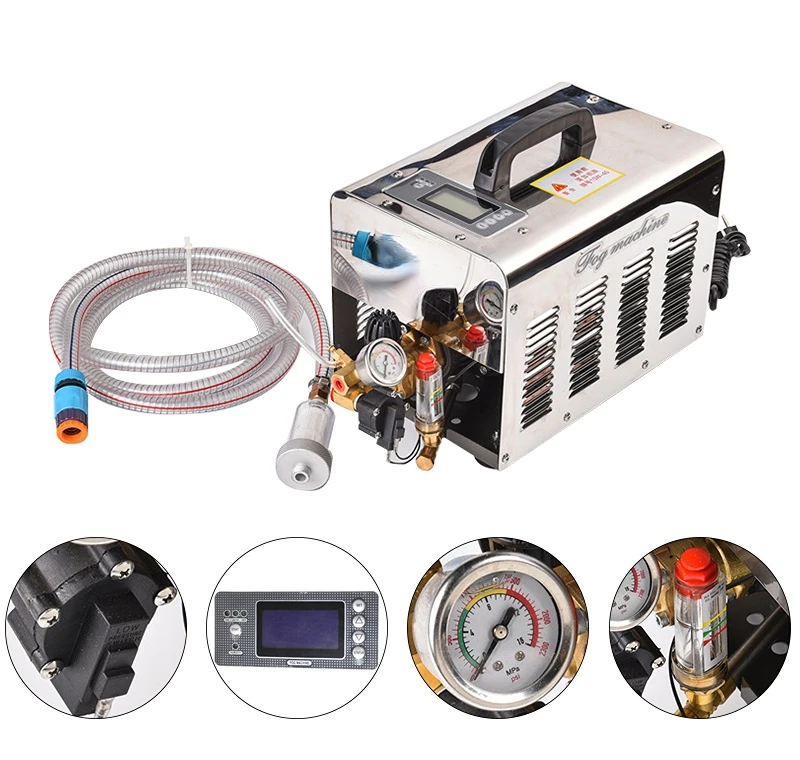 High pressure mist maker mist pump outdoor mist cooling system fog machine 3L/MIN+60 bar