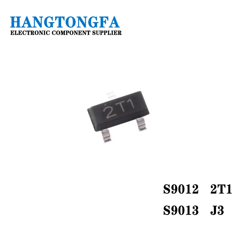200PCS  Transistors S9012/S9013  SOT-23 NEW and Original 2T1/J3 SMD IN STOCK