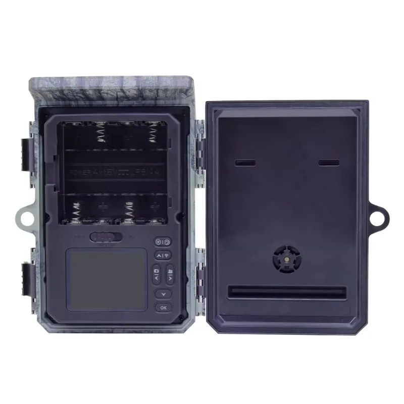 4K Solar Trail Camera Wifi Hunting Game Camera 850nm IR Night Vision 4400mAh Li Battery Built in