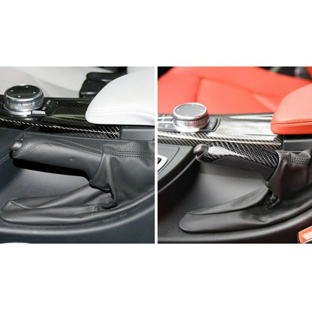 Superior-Carbon Fiber Car Handbrake Lever Handbrake Cover For-BMW M3 F80 F82 F83 F20 F21 F22 F30 F31 F34 F32 F36