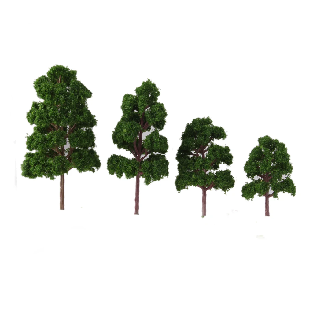 Scale Model Trees Railroad Architecture Street Accessory Set of 20pcs