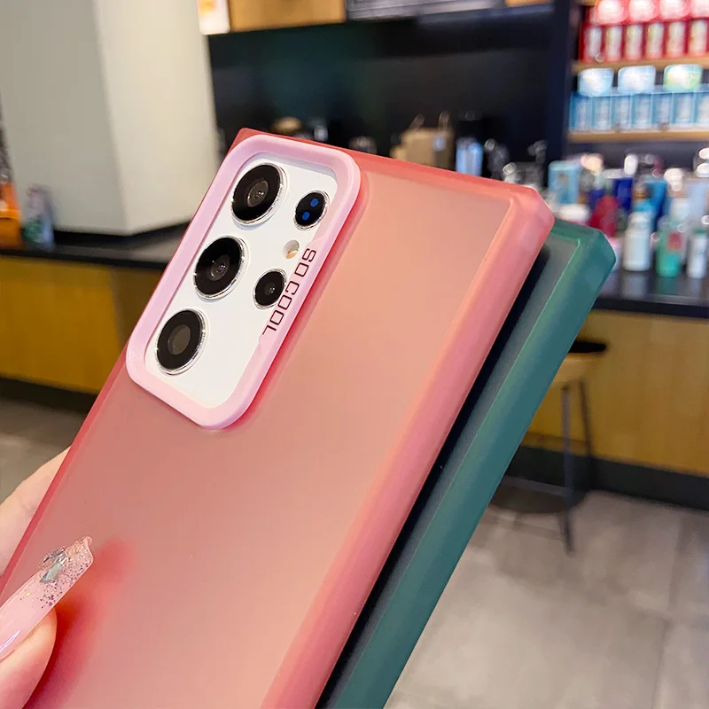 حافظة لهاتف سامسونج S25 Ultra S24 S23 Plus A26 A36 A56 غطاء حماية ناعم مقاوم للصدمات